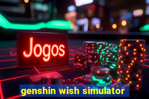 genshin wish simulator